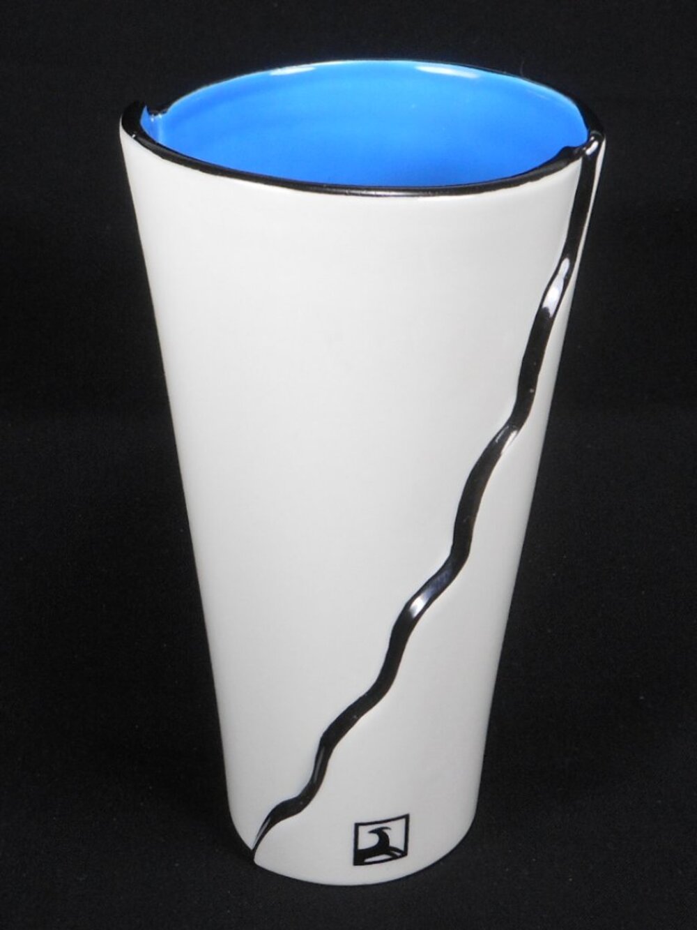 1989 Hallmark tall coffee mug , blue interior
